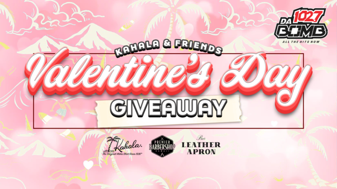 Valentine's Giveaway from 1027 Da Bomb